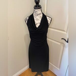 Kenneth Cole New York Black Halter Dress